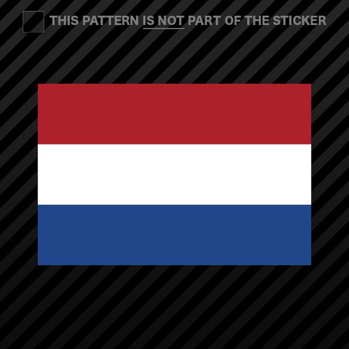 Dutch flag sticker self - dutch,