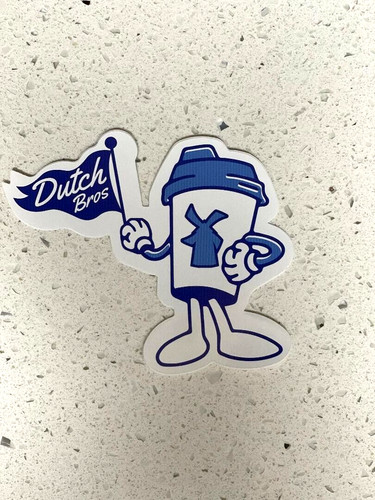New dutch bros - bros, sticker